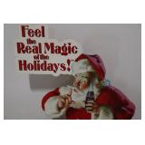 Coca-Cola Santa Holiday Standee Display 47 X 27 in