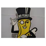 Mr. Peanut Cardboard Advertising Standee 59" X 28"