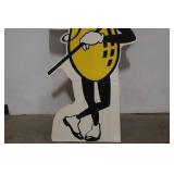 Mr. Peanut Cardboard Advertising Standee 59" X 28"