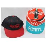 Coca-Cola Wear Caps (Lot of 2)