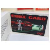 Coca-Cola Vintage Apron, Soda Jerk Hat, Blotters & Card (Lot of 6)