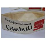 Coca-Cola Vintage Apron, Soda Jerk Hat, Blotters & Card (Lot of 6)
