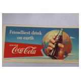 Coca-Cola Vintage Apron, Soda Jerk Hat, Blotters & Card (Lot of 6)