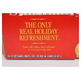 Coca-Cola Classic Santa Pack 1997 Edition 24-can Case