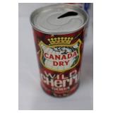 Mixed Lot of 9 Vintage Soda Cans - Pepsi, Diet Pepsi & Canada Dry