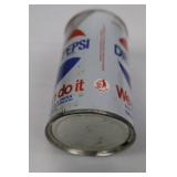 Mixed Lot of 9 Vintage Soda Cans - Pepsi, Diet Pepsi & Canada Dry