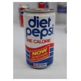Mixed Lot of 9 Vintage Soda Cans - Pepsi, Diet Pepsi & Canada Dry