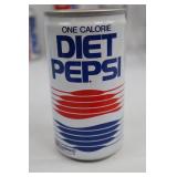 Mixed Lot of 9 Vintage Soda Cans - Pepsi, Diet Pepsi & Canada Dry
