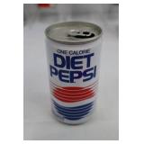 Mixed Lot of 9 Vintage Soda Cans - Pepsi, Diet Pepsi & Canada Dry