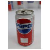 Mixed Lot of 9 Vintage Soda Cans - Pepsi, Diet Pepsi & Canada Dry