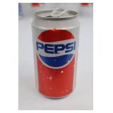 Mixed Lot of 9 Vintage Soda Cans - Pepsi, Diet Pepsi & Canada Dry
