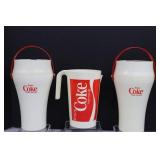Vintage Coca-Cola Pitcher Set (Lot of 3)
