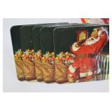 Coca-Cola Santa Playing Card Collection With Tins & Tray