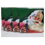 Coca-Cola Santa Playing Card Collection With Tins & Tray