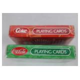 Coca-Cola Santa Playing Card Collection With Tins & Tray