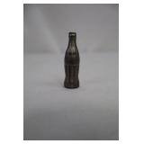 Vintage 1995 Coca-Cola Miniature Cast Pewter Soda Bottles (Lot of 5)