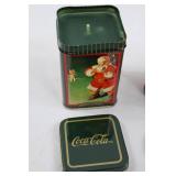 Coca-Cola Santa Tin Assortment (Lot of 4)