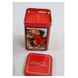 Coca-Cola Santa Tin Assortment (Lot of 4)