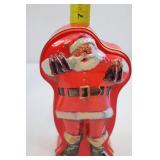 Coca-Cola Santa Tin Assortment (Lot of 4)