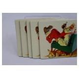 Coca-Cola Collectible Roller Ball Pen Gift Tin with Holiday Card Sets