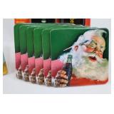 Coca-Cola Collectible Roller Ball Pen Gift Tin with Holiday Card Sets