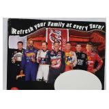 Coca-Cola Nascar Cardboard Advertising Sign w/Dale Earnhart #3