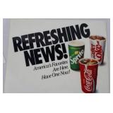 Coca-Cola Advertising Ephemera Group With 1991 Annual Report