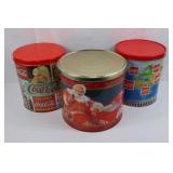 Coca-Cola Decorative Tins (Lot of 3)