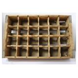 1940s-1950s 7-Up 24-Bottle Wooden Crate with Metal Edges