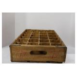 1940s-1950s 7-Up 24-Bottle Wooden Crate with Metal Edges