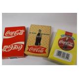 Coca-Cola Collectibles Lot of 5: Price Guide, Cards, Duncan Yo-Yo, Shoulder Pads & 2001 Calendar
