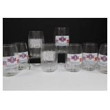Super Bowl XXVI Football Glasses & Coca-Cola Crate