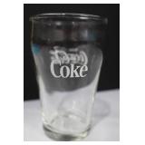 Coke Glasses in Crate (Lot of 12)