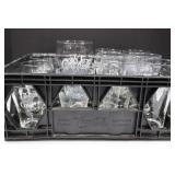 Coke Glasses in Crate (Lot of 12)