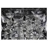 Coke Glasses in Crate (Lot of 12)