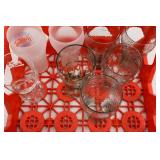 Coca-Cola Glass Assortment in Crate (Lot of 8)