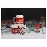 Coca-Cola & Bacardi Glassware Assortment (10 Pieces) in Crate