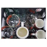 Coca-Cola & Bacardi Glassware Assortment (10 Pieces) in Crate