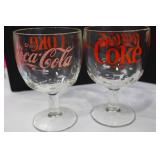 Coca-Cola & Bacardi Glassware Assortment (10 Pieces) in Crate
