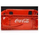 Coca-Cola Christmas Glasses in Red Crate (Lot of 6)
