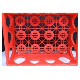 Coca-Cola Holiday Glasses Set With Crate (Lot of 7)