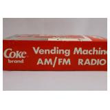 Coke Vending Machine Am/fm Radio Model 1989 Tested Working