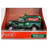 Coca-Cola Blown Glass Ornament Set of 4 (Lot of 4)