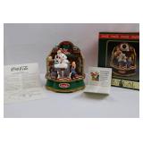 Coca-Cola Musical Soda Fountain Scene Working With Box & Instructions