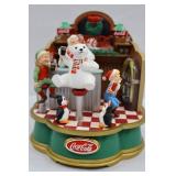 Coca-Cola Musical Soda Fountain Scene Working With Box & Instructions