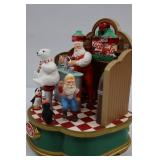 Coca-Cola Musical Soda Fountain Scene Working With Box & Instructions