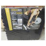 6 pc Exerciser Mats 24 x 24 x 1/2"...