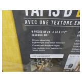 6 pc Exerciser Mats 24 x 24 x 1/2"...