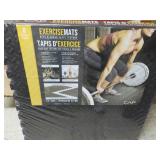6 pc Exerciser Mats 24 x 24 x 1/2"...