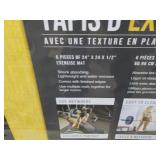 6 pc Exerciser Mats 24 x 24 x 1/2"...